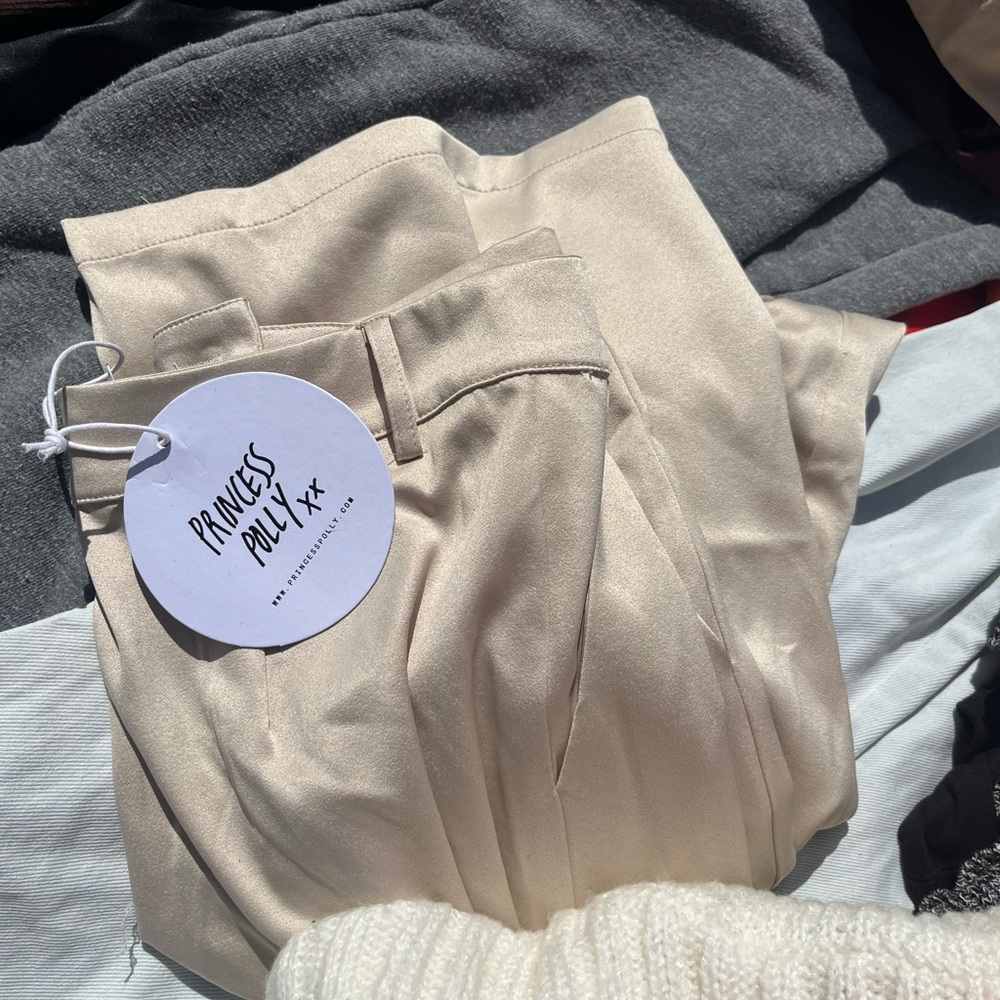 Princess Polly satin trousers - never worn!